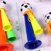 Bocina de Fútbol Tricolor, Juguete de Plástico para Crear Ambiente para que los Aficionados Soplen y Animen, Accesorios para Animar en Eventos Deportivos