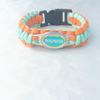 Pulsera de Cuerda para Paraguas de 32 Equipos de la NFL Pulsera de la Liga de Fútbol Americano Pulsera con Logo de la NFL Pulsera de Piedra de Tiempo Vintage