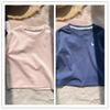 Camisetas Simples Bordadas de Desenho Animado para Meninos e Meninas, Manga Longa, Primavera e Outono, Estilo Coreano, Estilo Estrangeiro, Camisetas Básicas Versáteis de Algodão para Crianças