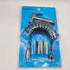 Extensión de grifo pistola rociadora de acero inoxidable pistola de agua para limpieza a alta presión boquilla potenciadora de baño compañero de inodoro bidé