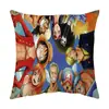 Funda de almohada, Funda de sofá, Funda de cojín para coche, Cojín para mirador, Tela de piel de melocotón para oficina, Estampado animal, Lino para el hogar