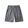 Shorts Casuales de Pierna Recta de Lujo Ligero de Verano 2025 para Hombre, Corte Holgado, Transpirables, Simples de Longitud Media, Shorts de Cinco Puntos