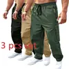 Pantalones jogger funcionales de estilo americano para trabajo, comercio exterior transfronterizo para hombres, pantalones largos para exteriores con múltiples bolsillos, pantalones deportivos casuales holgados