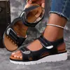 2026 Verano Nuevo Comercio Exterior Tallas Grandes Sandalias Casuales Cómodas de Velcro Moda Ropa Exterior Talla Única