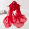 Bufanda de Seda Larga Ultradelgada para Actuaciones, Sesiones de Fotos, Fiestas, Bodas, Viajes, como Regalo, Bufanda Protectora del Sol, Chal de Seda Helada, Pañuelo de Gasa