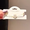 Pulsera de Flor con Zirconia Bañada en Oro Real, Lujo Ligero, Sensación de Alta Gama, Pulsera Dulce, Joyería de Diseño de Nicho a la Moda