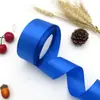 Fita de cetim de 4cm, fita vermelha colorida, fita para DIY, material de rosa, decoração de seda, embalagem de presente para bolo atacado
