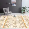 Tapete Marroquino Nórdico para Sala de Estar Moderno Sofá Mesa de Centro Tapete de Chão Sala Completa Quarto Cabeceira Cobertor Tapete para os Pés