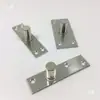 Mola de piso de porta de vidro, extensão do eixo superior, peça de hardware, acessórios de fixação de eixo fixo simples de aço inoxidável