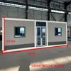 Exportação Transfronteiriça de Casas Contêiner Expansíveis de Dupla Asa, Casas Contêiner Dobráveis e Casas Contêiner Modulares Expansíveis para Empreiteiros de Engenharia