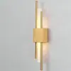 Lámpara de pared de estilo nórdico, sencilla, acrílica, de lujo, atmosférica, para dormitorio, mesita de noche, sala de estar, pasillo de hotel, lámparas Zhongshan
