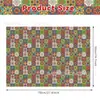 Papel de Copia Mexicano Wx306 17g Papel de Envoltura a Prueba de Humedad para Regalos y Dulces, Papel de Pera Decorativo con Patrón Artístico