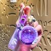 Chaveiro de Acrílico com Contas Bolha Sanrio Pingente de Bolsa Criativo Chaveiro de Carro Pendurado Pequeno Presente