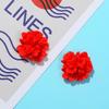Tangxun Francés Plisado Tridimensional Gardenia Resina Accesorios DIY Colorido Flor Pinza de Pelo Tocado Material Parche