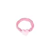 Anillo de Toalla de Color Caramelo para Niños, Goma Elástica de Alta Elasticidad para el Cabello para Niñas, Cuerda para el Cabello para Coletas y Moños, Diadema, Accesorio para el Cabello
