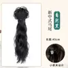 Nueva peluca de cola de caballo estilo chino para mujer, clip de garra realista, cabello rizado de onda de agua, accesorio de trenza de pelo largo para cheongsam, trenza de peluca estilo chino tradicional