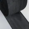 Atacado de fábrica de rolos de cabelo de nylon com franja corte livre velcro adorno de cabeça feminino acessórios de cabelo cor preto e branco