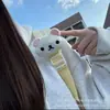 Lindo Colgante de Mochila de Rilakkuma Dibujo Animado Peluche Juguete Muñeca Encanto de Bolso con Velcro Estudiante Mejor Amigo Regalo