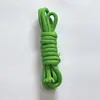 En stock de fábrica cuerda de paraguas línea miu 5 mm de núcleo poliéster color sólido tejido DIY colgante para mochila cuerda de ajuste de cintura flor