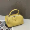 Bolso de Hombro de Cuero Genuino para Mujer 2026 Nueva Versión Coreana Ins Bolso Boston Moda Tendencia Versátil Bolso Cruzado