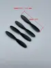 Hélices para Frente e Ré de Quadricóptero 66mm59mm55mm Haste de 1mm Hélice de Ventilador para Motor sem Escovas Aeronave Multirrotor
