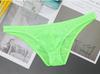 Nuevos Calzoncillos Transparentes para Hombre, Calzoncillos Pequeños, Sexys e Interesantes, Tanga Ultrafina de Seda de Hielo de Cintura Baja Transfronterizo