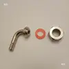 Conector de Barril de Cerveja Estilo Poço Dispensador de Cerveja Artesanal Anel de Vedação Acessório Cotovelo para Torneira de Cerveja