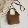 Bolso Cubo Estampado de Dibujos Animados para Mujer 2026 Nueva Moda Bolso de Hombro Cruzado Bolso de Mano Informal Ropa de Trabajo Bolso de Cuadros