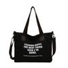 Bolso de lona vintage de gran capacidad para mujer, nuevo bolso bandolera informal de estilo universitario, bolso de mano portátil para estudiantes universitarios (2023)