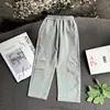 Pantalones Deportivos Casuales Sueltos de Primavera y Otoño para Niños y Niñas, Color Sólido con Cintura Elástica, Estilo Moderno Versátil 2823