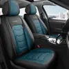 Cojín para Asiento de Coche, Cobertura Completa para Cinco Asientos, Universal para Todas las Estaciones, Funda de Asiento Lavable de Cuero en Stock para Asientos Individuales o Dobles