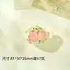 Nuevo Mini Tetera de Cerámica Pintada a Mano Imán para Refrigerador Decoración Creativa para el Hogar Hecho a Mano Esmalte de Color Lindo Adorno Floral