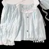 Pijama de Algodón Nube para Niñas Estilo Dulce y Lindo Primavera y Otoño Manga Larga Pantalón Largo Dibujos Animados Conjunto de Ropa de Casa para Niños Holgado
