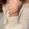 Pulsera Ping An Buckle Marca Fu para Hombre y Mujer Pareja Cuerda Tejida a Mano Joyería para Novia Regalo de Cumpleaños para Estudiantes