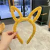 Diadema de Gato Lindo con Orejas de Felpa Accesorios para el Cabello Lavado de Cara Diadema para Mostrar la Cara Reducción de Edad Pequeña Otoño e Invierno Pinzas para el Cabello de Gatito Negro