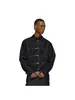 Chaqueta de mezclilla con solapa estilo retro americano para trabajo para hombre, primavera y otoño 2026, holgada, casual, con pliegues, hebilla metálica, abrigo
