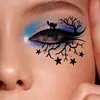 Pegatina para el Esquina del Ojo de Maquillaje de Halloween Transfronteriza de Año Nuevo Decoración Facial para Fiesta de Gala Festiva Pegatina de Tatuaje Temporal