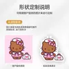 Chaveiros acrílicos personalizados de face única e dupla face podem ser personalizados como presentes de mercadorias de anime e celebridades, pingentes de chave DIY