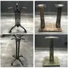 Patas de Mesa de Moda para Cafetería Patas de Mesa de Hierro Fundido Disco para Patas de Mesa Soporte de Acero Inoxidable para Patas de Mesa Patas de Mesa de Comedor de Mármol Celebrum de Internet