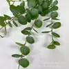 Eucalipto Artificial de Hojas de Dinero Transfronterizo Decoración para el Hogar y Bodas Flores Artificiales Plantas Verdes Hierba de Dinero Venta al Por Mayor Plantas Verdes