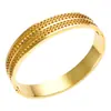 Pulseira de aço inoxidável de alta qualidade para homens e mulheres joias europeias e americanas design de corrente torcida da moda atacado transfronteiriço luxo leve oval