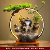 Fuente de Agua Decoración Estilo Chino Suerte Creativa Sala de Estar Entrada Oficina Humidificador Mudanza a Casa Nueva Regalo de Inauguración