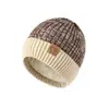 Gorro de Lana Tejido de Invierno para Hombre, Moderno con Forro Polar, Cálido y Cortavientos, Gorro de Algodón a Prueba de Frío de Invierno para Jóvenes Hombres, Calidez Invernal
