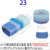 Cuerda para el pelo grande de rombo de 5 cm, anillo para el pelo, cuerda para el pelo de alto nivel, caja transparente de cristal rectangular para mujer, 20 cuerdas para la cabeza