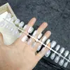 Nuevas Tiras de Uñas Postizas de Alta Venta, Uñas Postizas Coloridas Ojo de Gato Usables, Uñas Postizas Degradadas, Uñas Postizas Usables