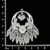 Accesorios de imán para refrigerador de la etnia Miao, piezas estilo chino de fénix y mariposa imitación plata, estilo étnico de plata Miao de nicho, pavo real, área escénica de Guizhou