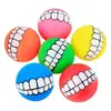 Juguete para Perros que Hace Sonido, Pelota Dental de Goma Duradera Resistente a la Mordida, Pelota de Juguete para Limpieza Dental para Perros Grandes, Medianos y Pequeños, Suministros para Mascotas