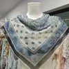 Lenço Longo de Seda para Primavera e Verão, Chiffon Ultrafino, Tecido de Poliéster Leve e Respirável, Lenço de Seda para Hanfu Atacado, Impressão Digital