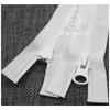 Cremallera de plástico YKK5 original con doble cursor para apertura frontal de prendas, dientes de goma, autoblocante, se puede coser