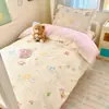 2026 Novo Conjunto de Roupa de Cama para Dormitório Três Peças 100% Algodão Estudante Universitário Capa de Edredom de Algodão Puro Lençol de Cima Lençol com Elástico Roupa de Cama